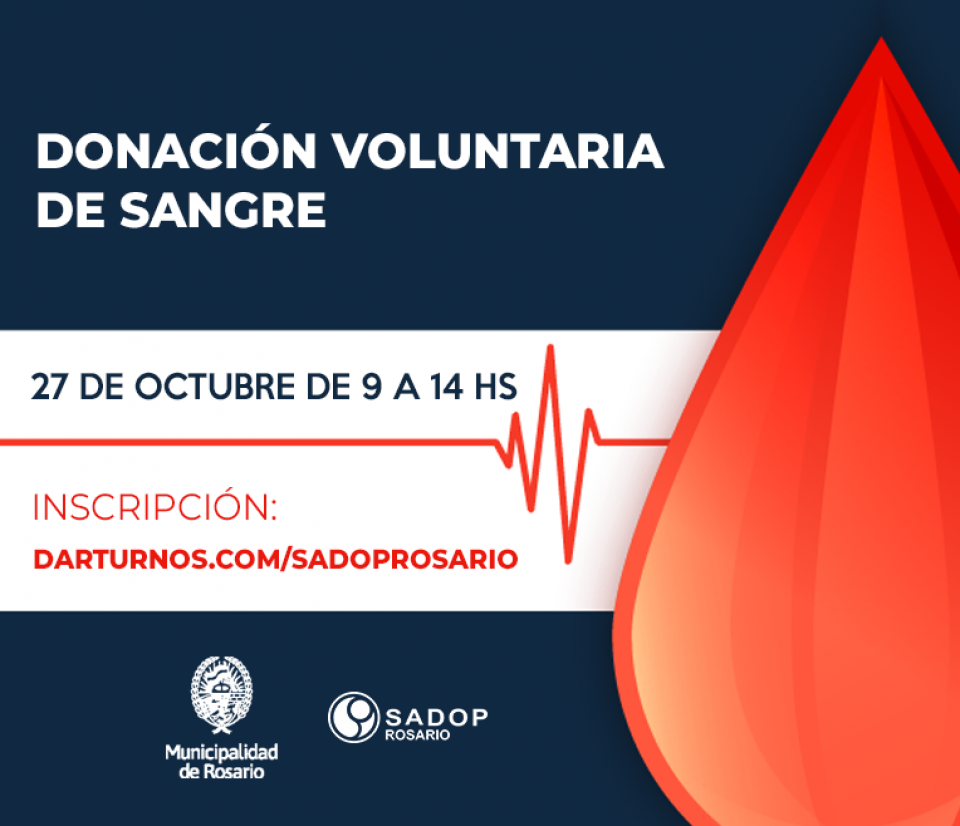 Donación voluntaria de sangre