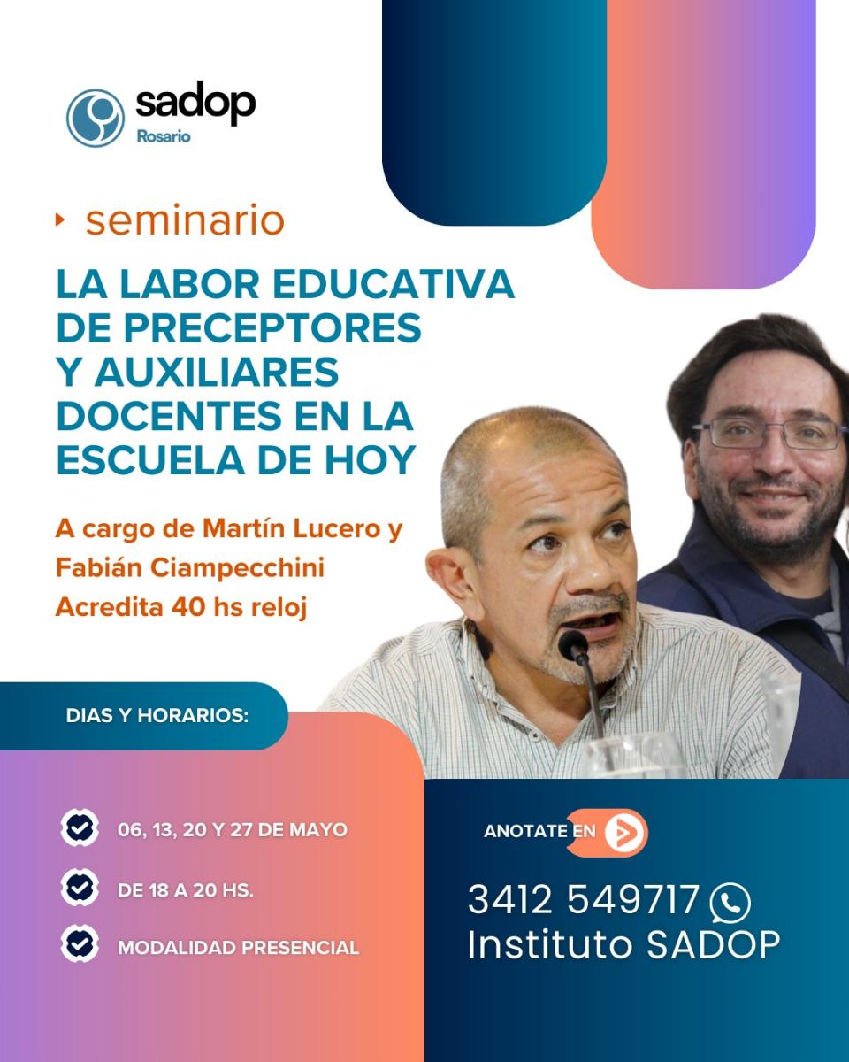 Seminario: La labor educativa