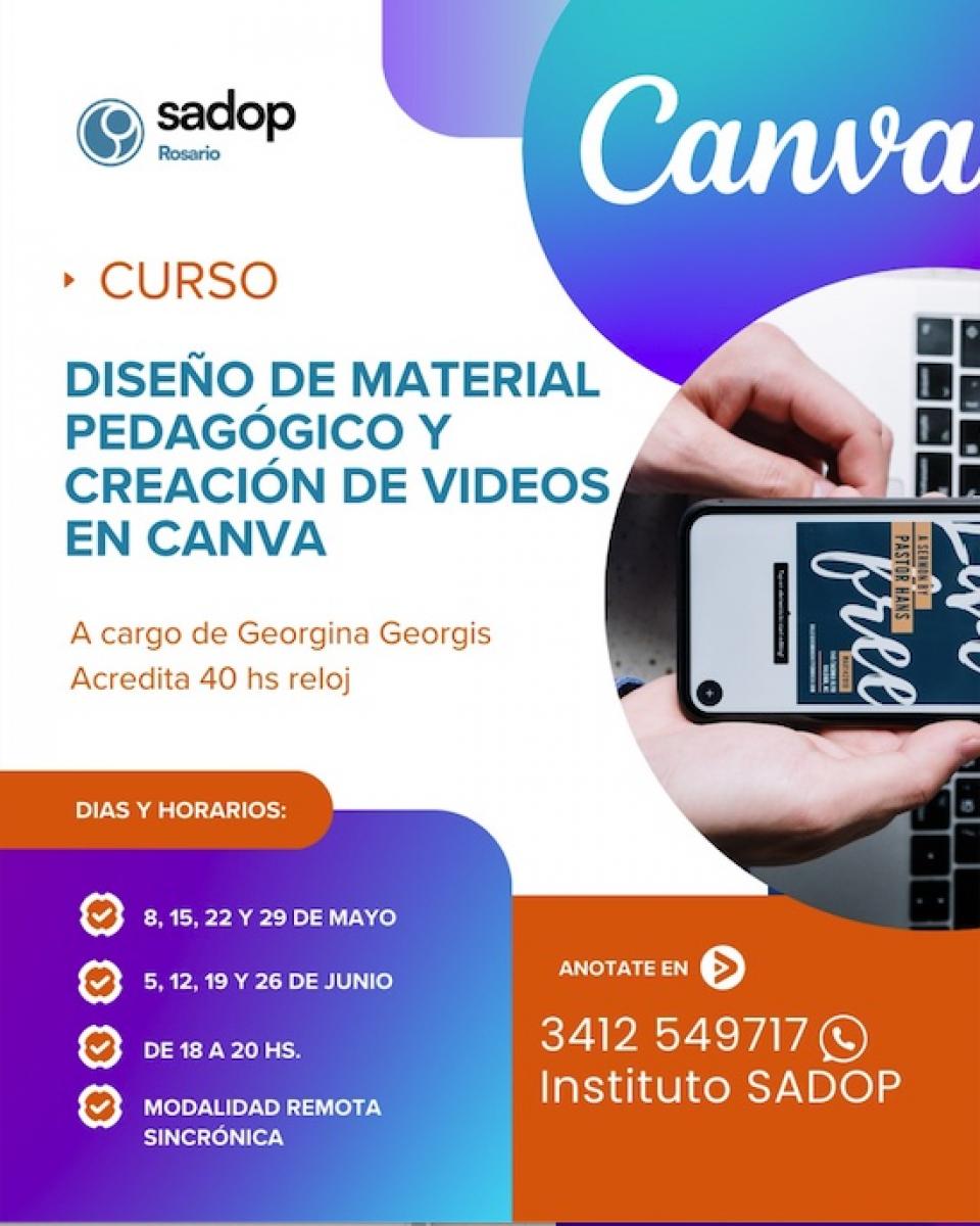 Curso: Diseño de material pedagógico
