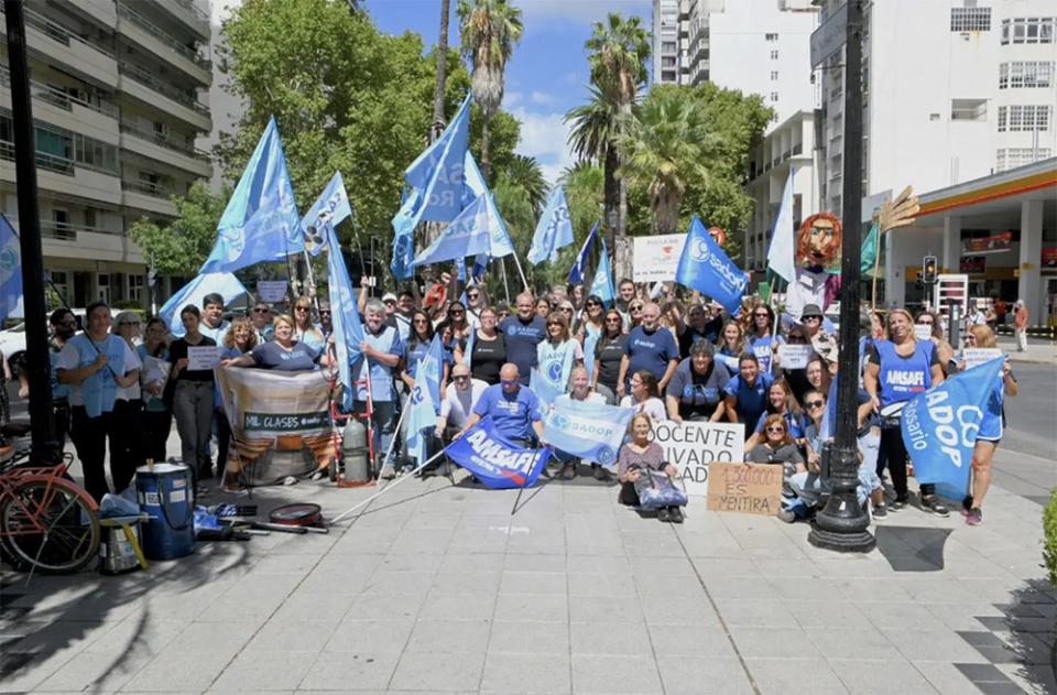 Ruidazos para exigir reapertura de paritarias