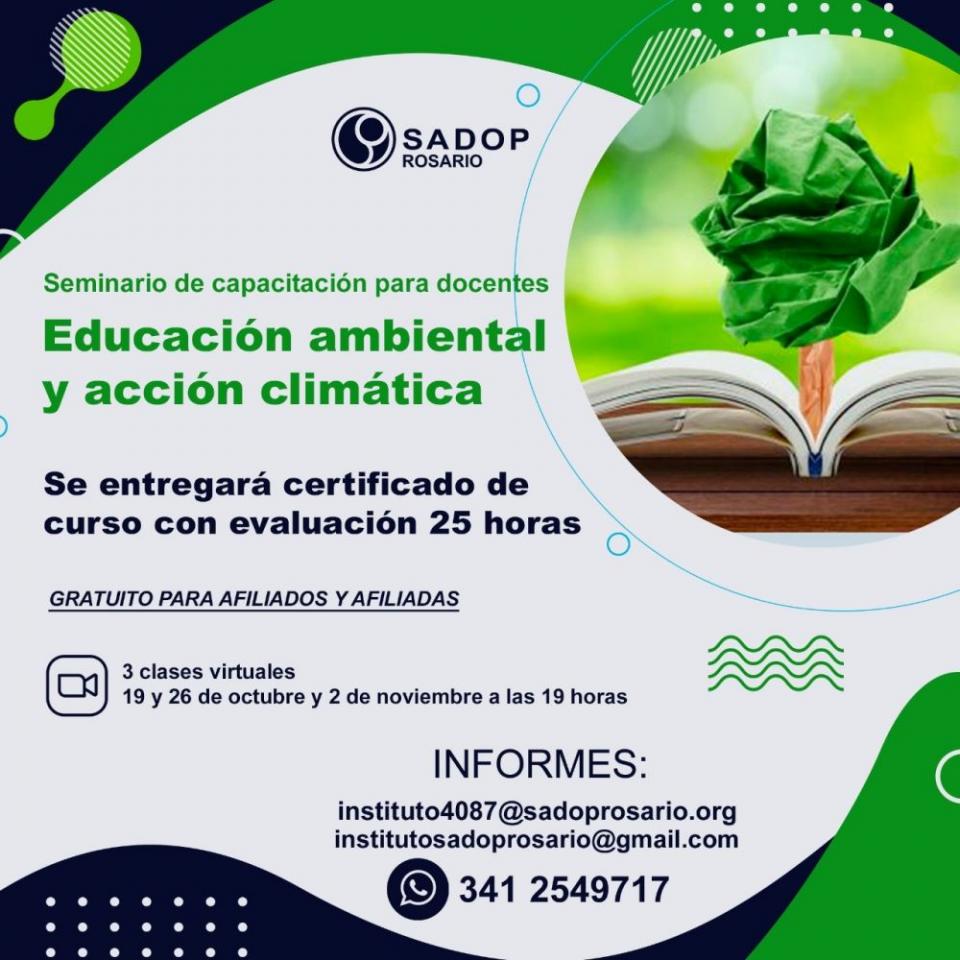 Educación ambiental y acción climática