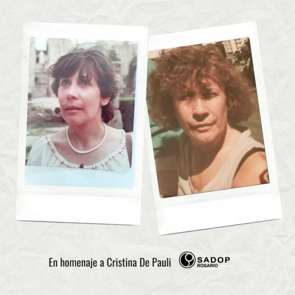 En homenaje a Cristina De Pauli 
