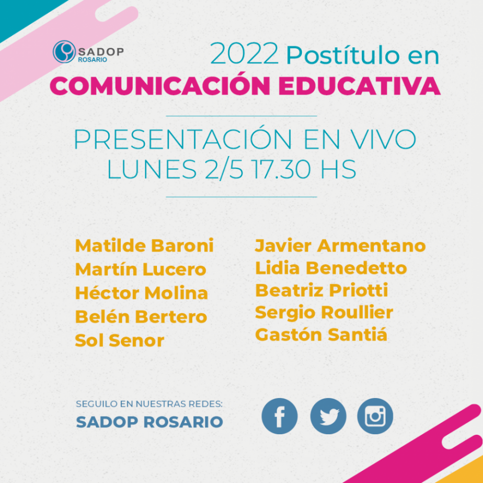 VIVO: "La comunicación en el campo educativo" 