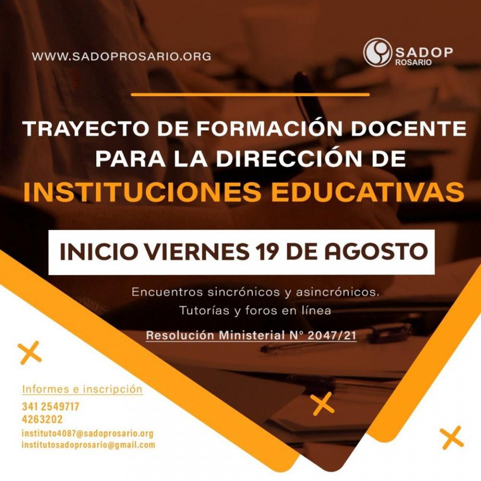Trayecto de formación docente 