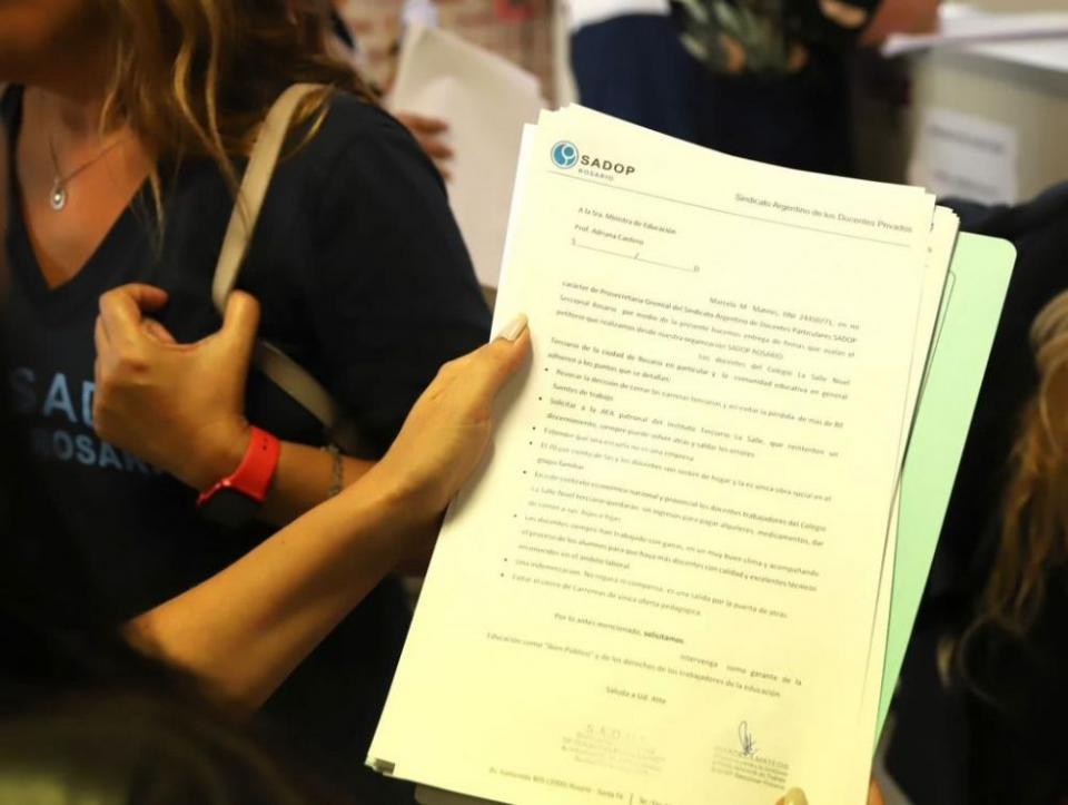Presentación de firmas 