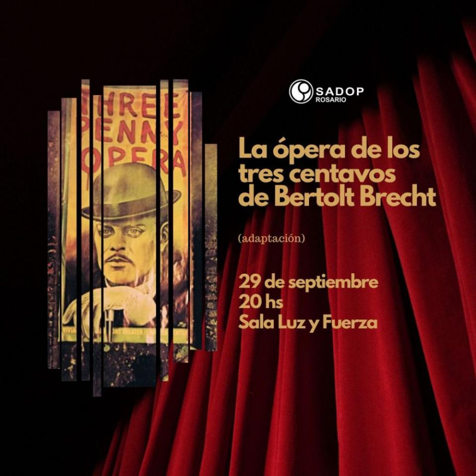 29 sept. La ópera de los tres centavos.