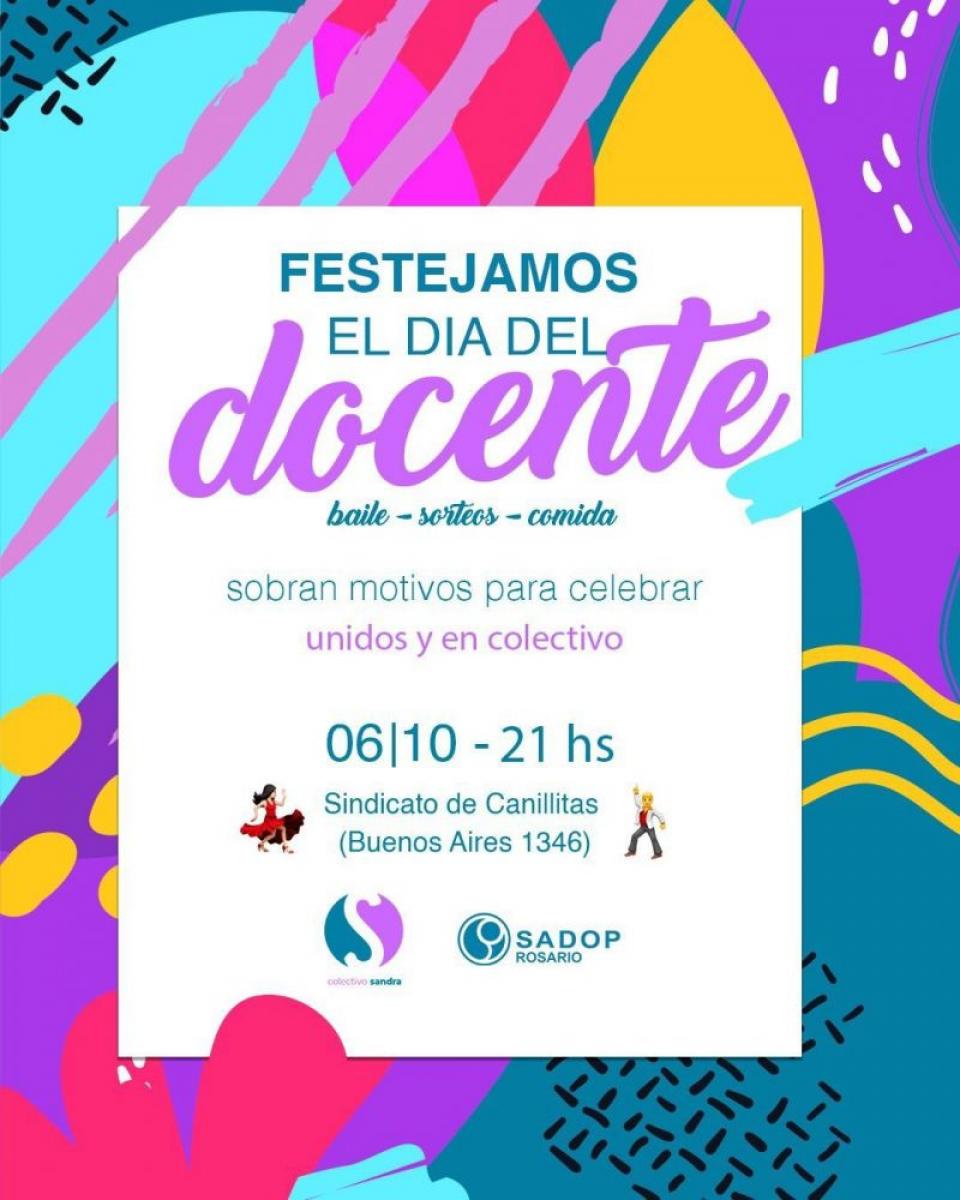 6 de oct. Peña del día de las y los docentes