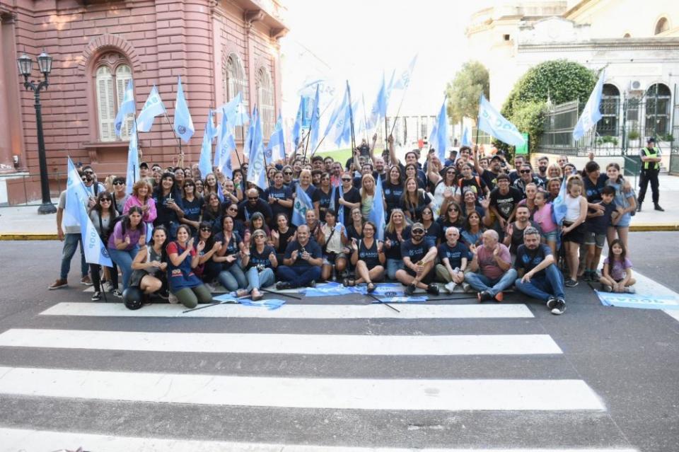 Banderazo en Rosario