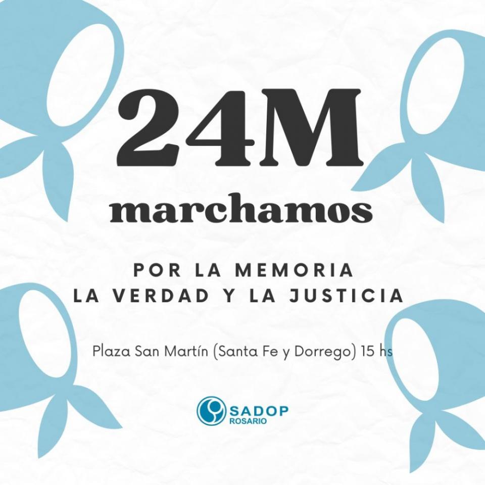 24 marzo. Domingo 24 Marcha 24M 