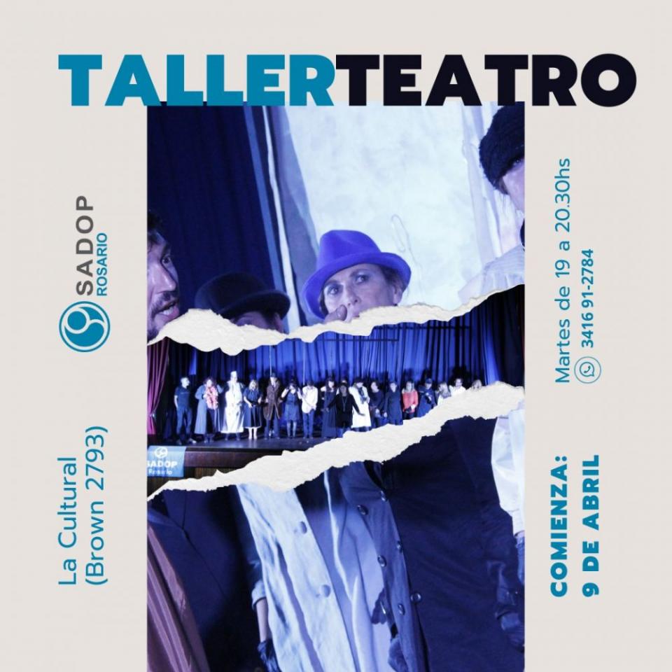 9 abril. Taller de teatro Inicial