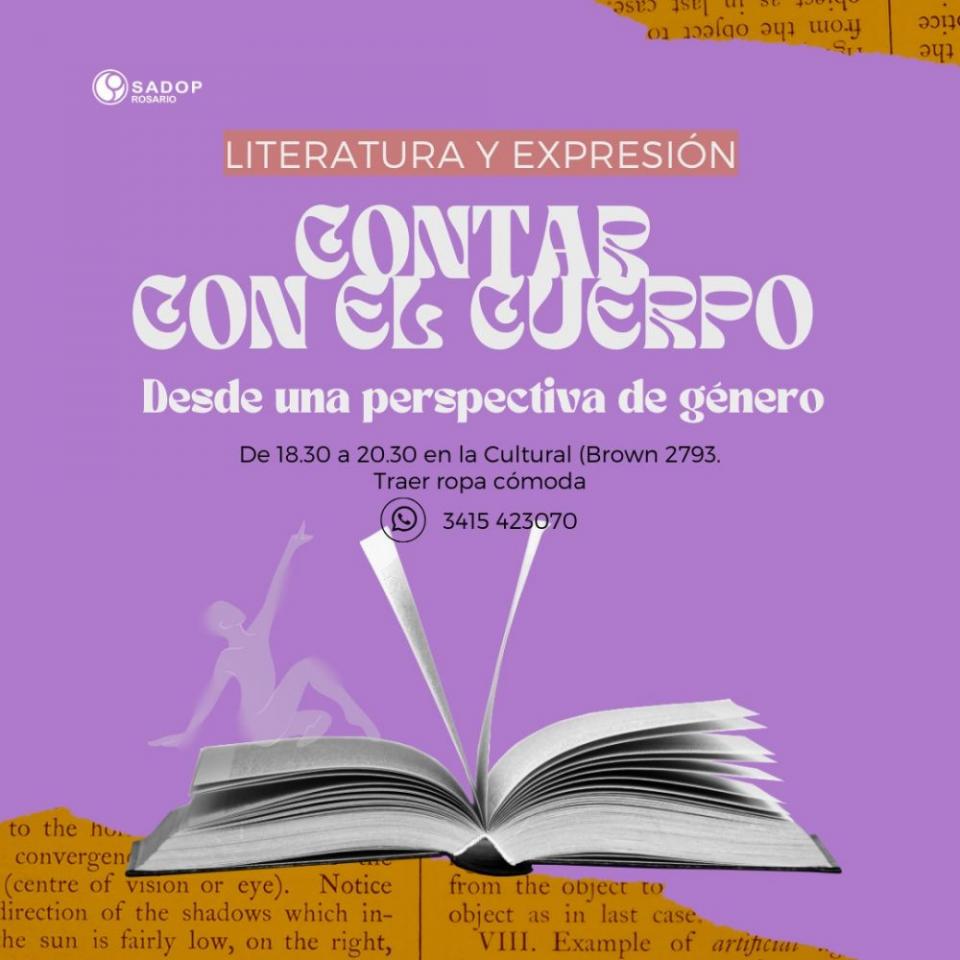 16 mayo. Literat y expresión: contar con el cuerpo