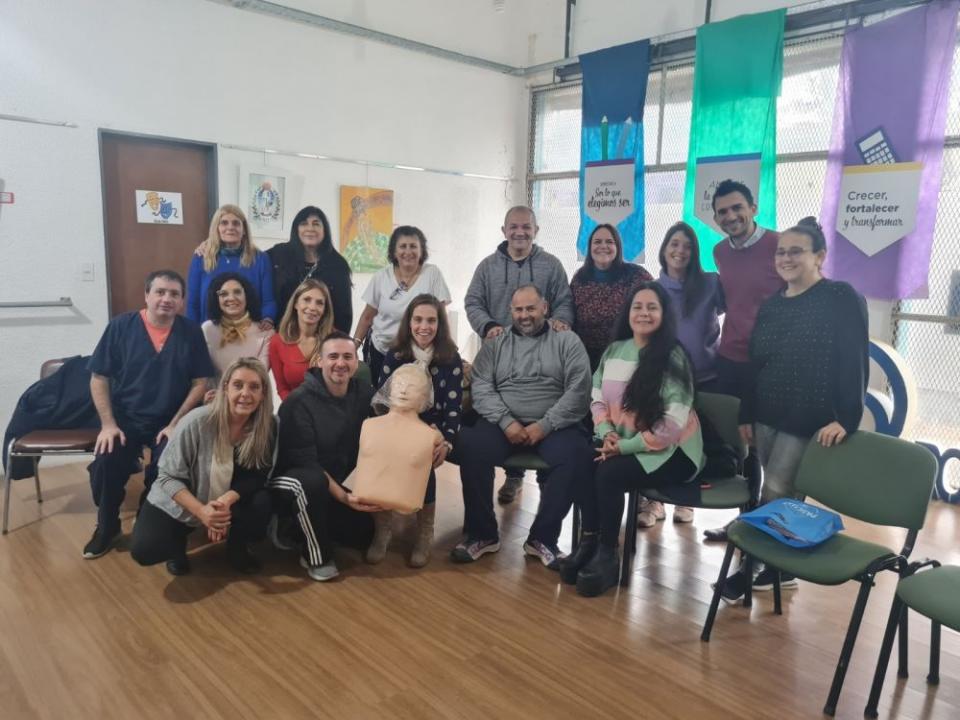 Capacitacion en RCP para delegados