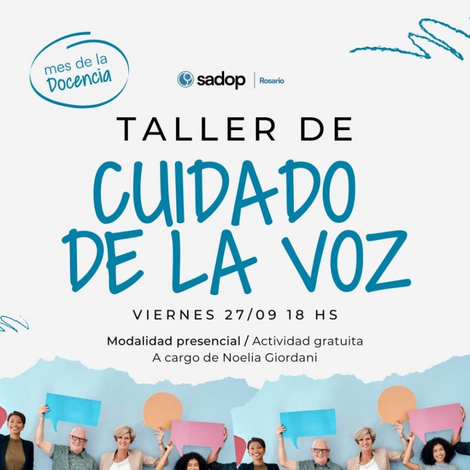 27 sept. Taller Cuidado de la VOZ
