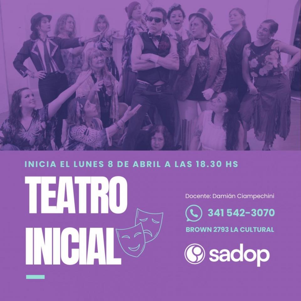 Lunes/marzo. Taller teatro inicial