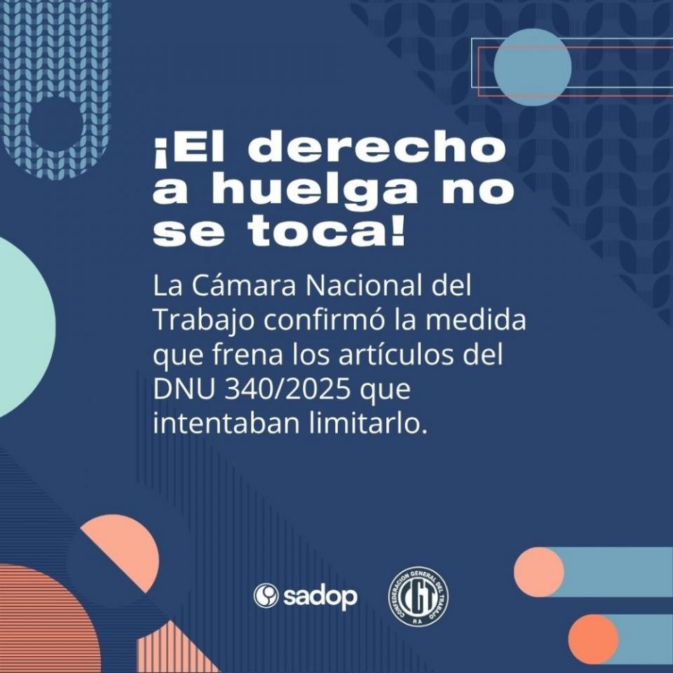 El derecho a huelga no se toca