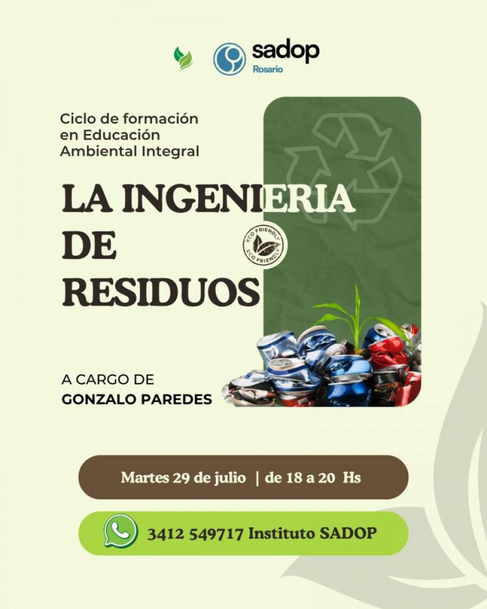29 jul. Ciclo de Formación: Ingeniería de Residuos