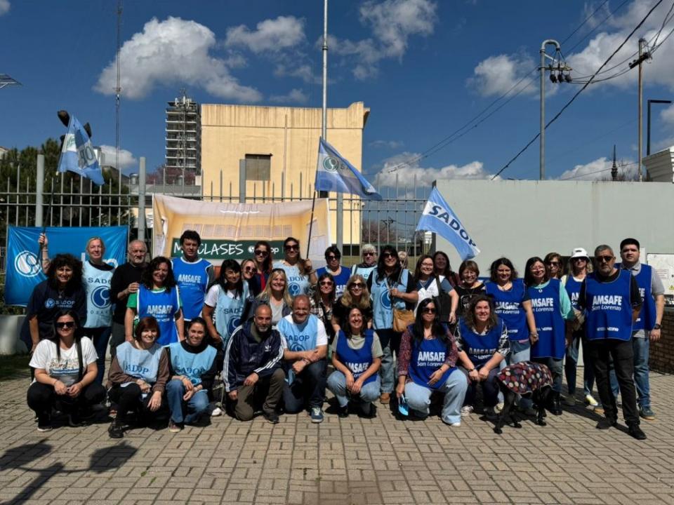 Avanza la campaña 1.000 clases de SADOP Rosario