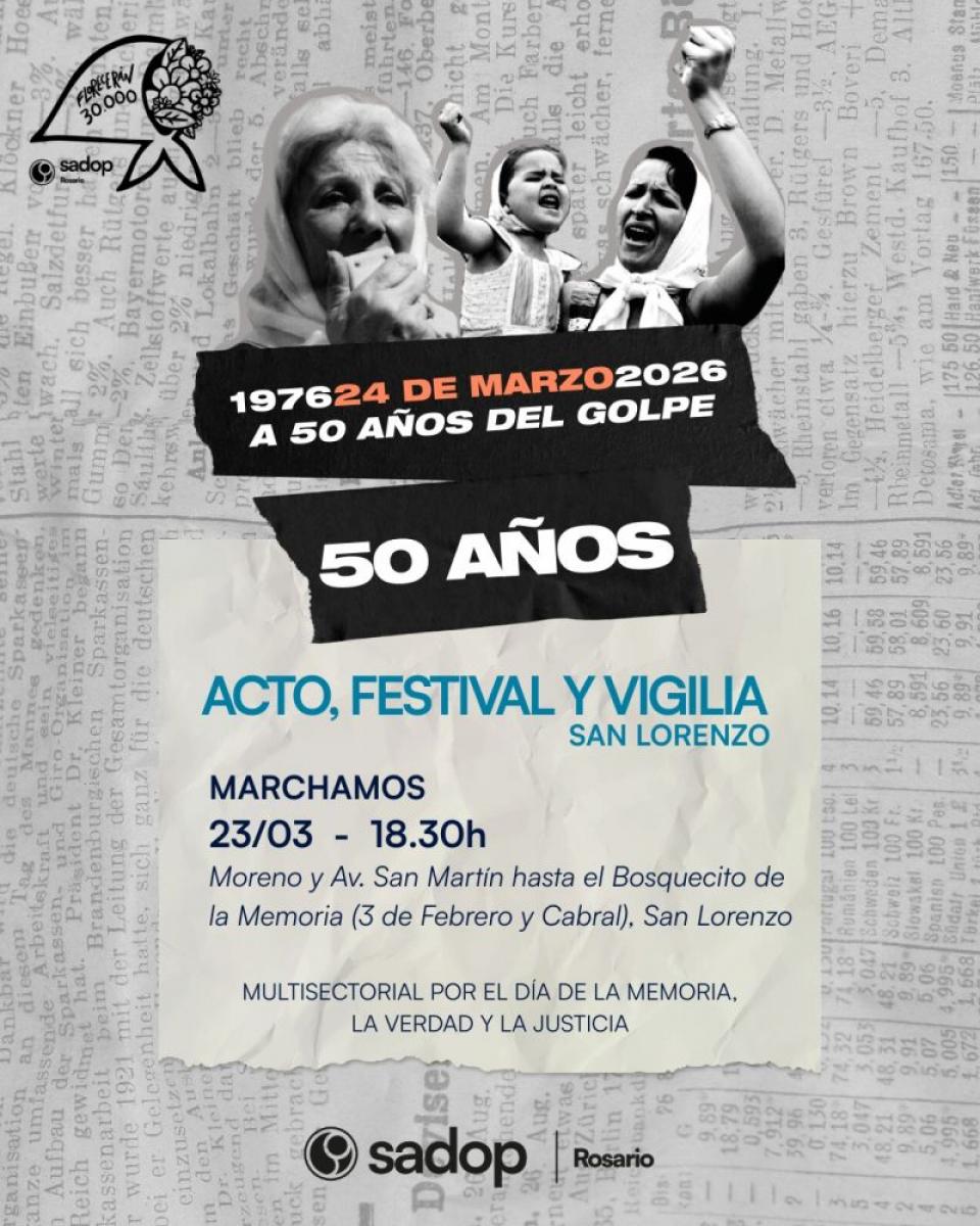 Lunes 23 marzo 18:30 hs - San Lorenzo