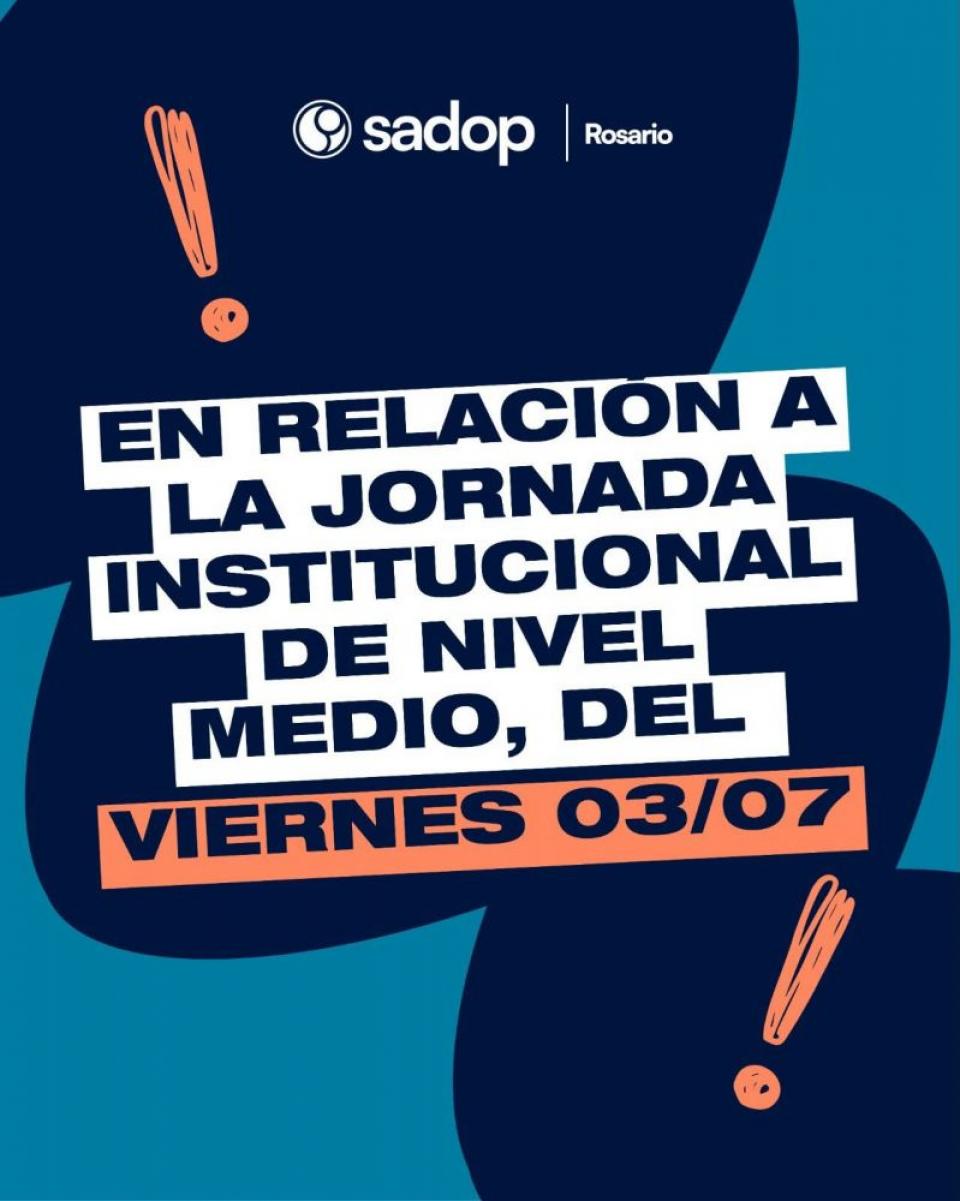 Información jornada del viernes 3/7