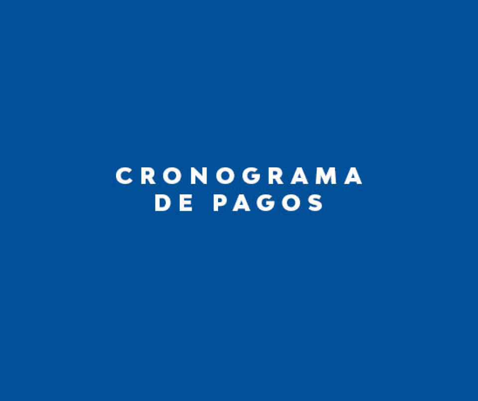 Cronograma de cobro de haberes 