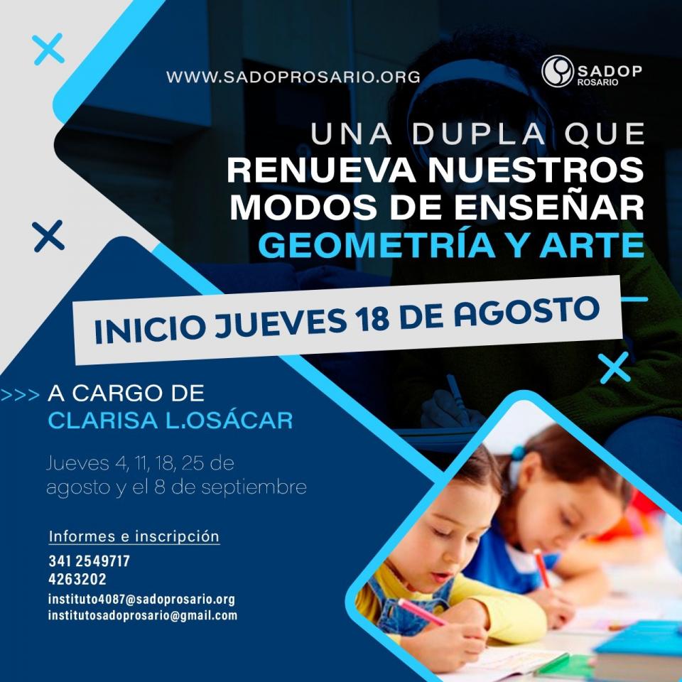 Curso de capacitación: geometría y arte