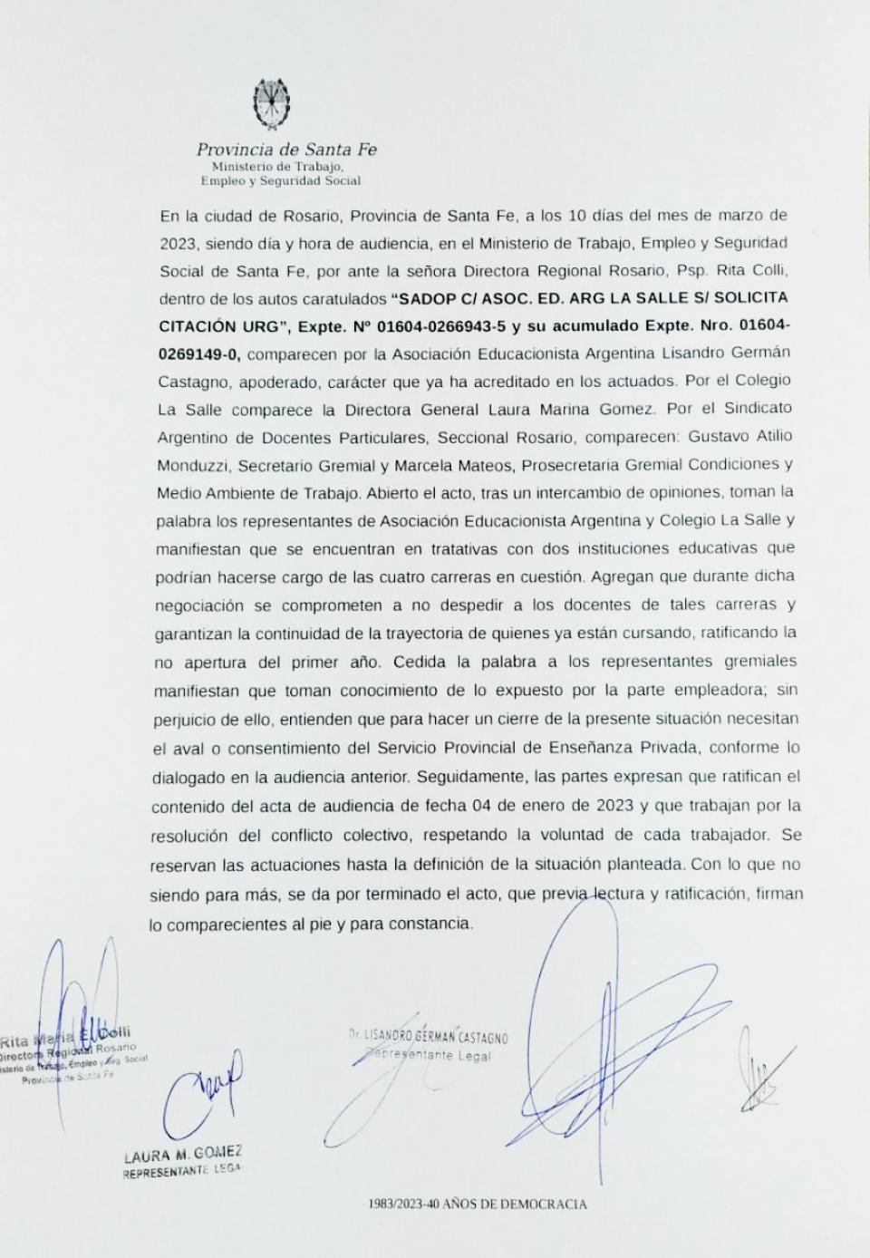 No habrá despidos 