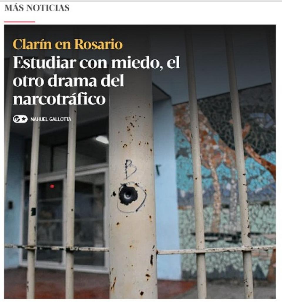 Estudiar con miedo, el otro drama del narcotráfico