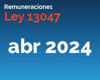 Ley 13047 abril 2024