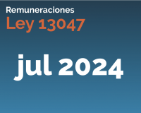 Ley 13047 julio 2024