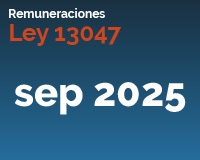 Ley 13047 septiembre 2025