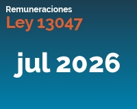 Ley 13047 julio 2026