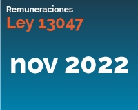 Ley 13047 Noviembre 2022