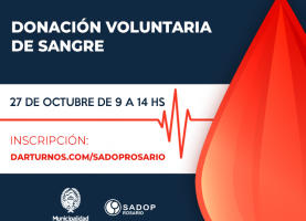 Donación voluntaria de sangre