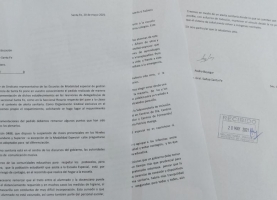Modalidad Especial, carta a la Ministra 
