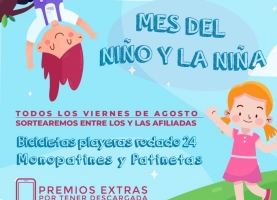 Ganadores del primer sorteo Mes del Niño y la Niña