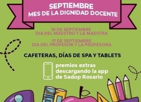 Septiembre mes de la dignidad docente