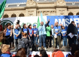 Paro y movilización docente