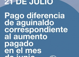 Cobro diferencia de aguinaldo