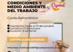 17 oct. Condiciones y medio ambiente