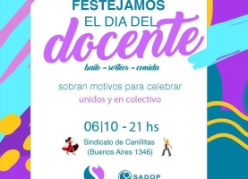 6 de oct. Peña del día de las y los docentes
