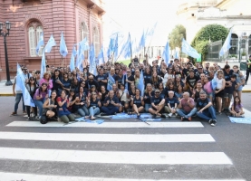 Banderazo en Rosario