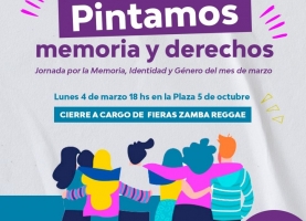 4 marzo. Pintamos memoria y derechos