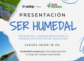 26 sept. Ser Humedal