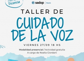 27 sept. Taller Cuidado de la VOZ