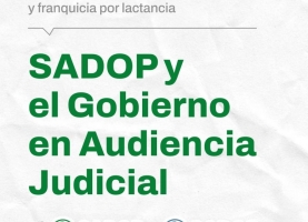  El SADOP y el GOBIERNO en Audiencia Judicial