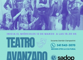 Miércoles/marzo. Taller teatro avanzado