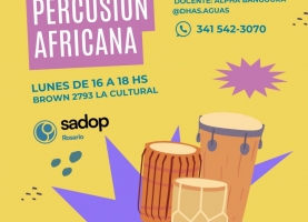 10 mar. Taller de percusión africana