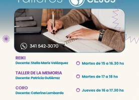 10 mar. Talleres CEJUS 
