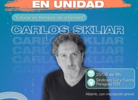  Carlos Skliar en conversatorio