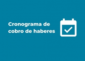Cronograma de cobro de haberes 